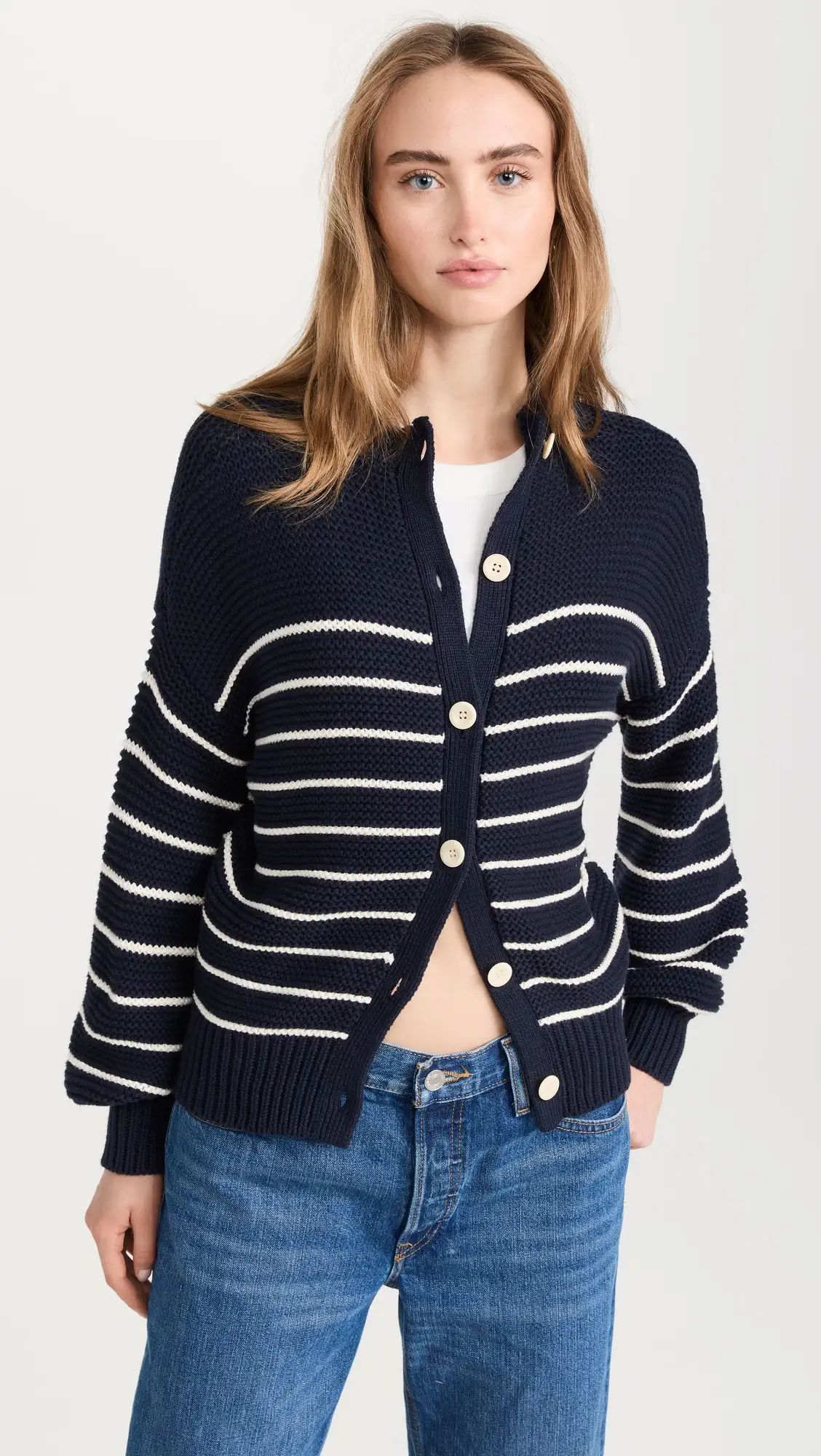 Alex Mill Button-Back Sweater | Shopbop | Shopbop