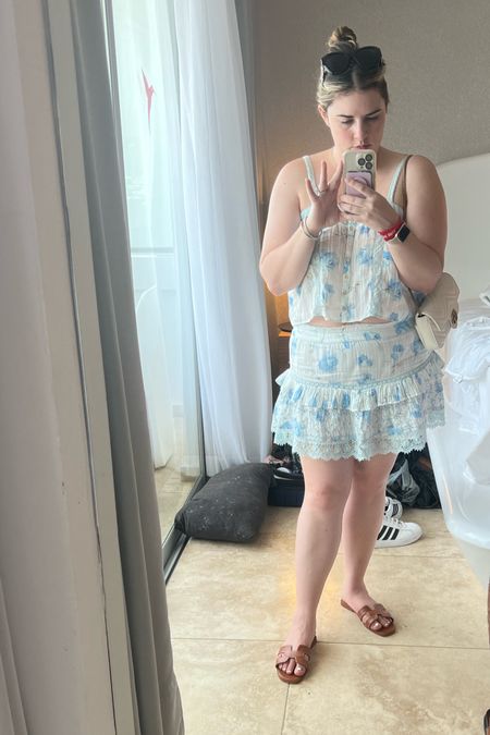 Casual outfit to walk around Ibizatown 

This is so light and felt like the perfect outfit for European summer. I found this love shack fancy set at tj maxx I’m wearing a large in both. 

Definitely keep an eye out! 

#LTKtravel #LTKstyletip #LTKFind