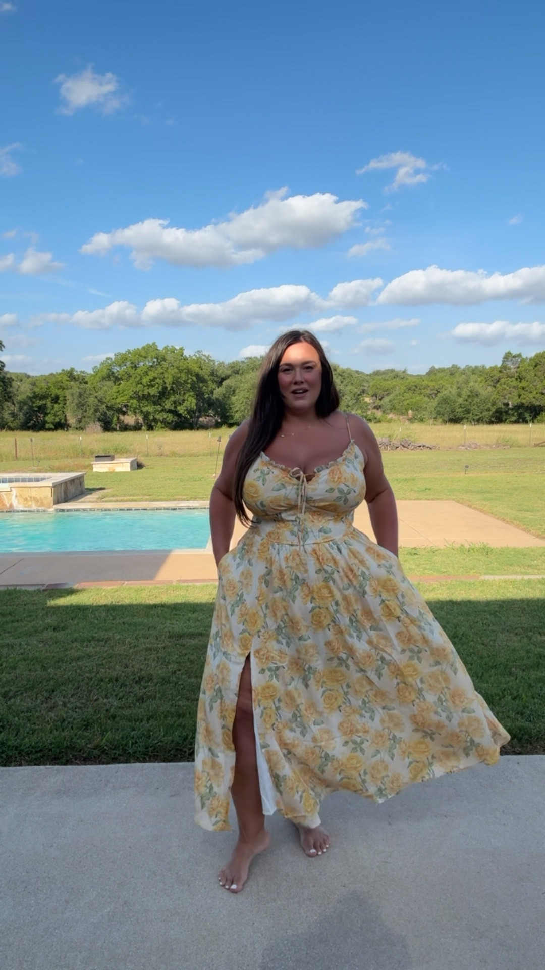 wearing size xxl in this corset dress but I linked other midi dresses with wider size range