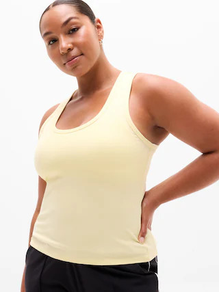 Signature Rib Scoop Tank | Athleta