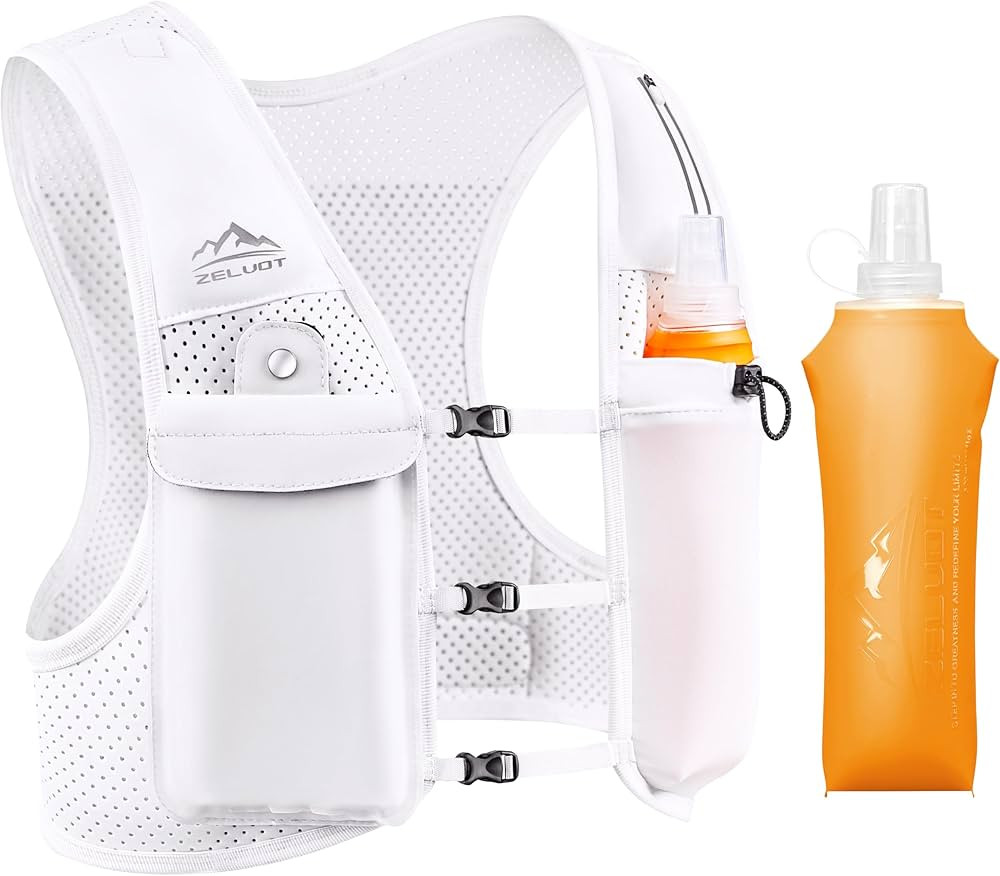 Running Vest for Women Men, USA Original Patent, Adjustable Chest Straps Running Hydration Vest w... | Amazon (US)