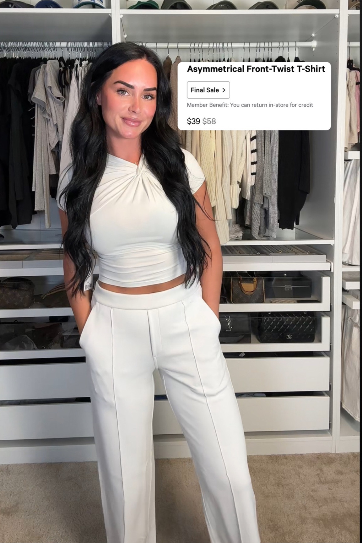 I’m wearing a size small top, size 6 pants 

#LTKSaleAlert #LTKFitness #LTKActive