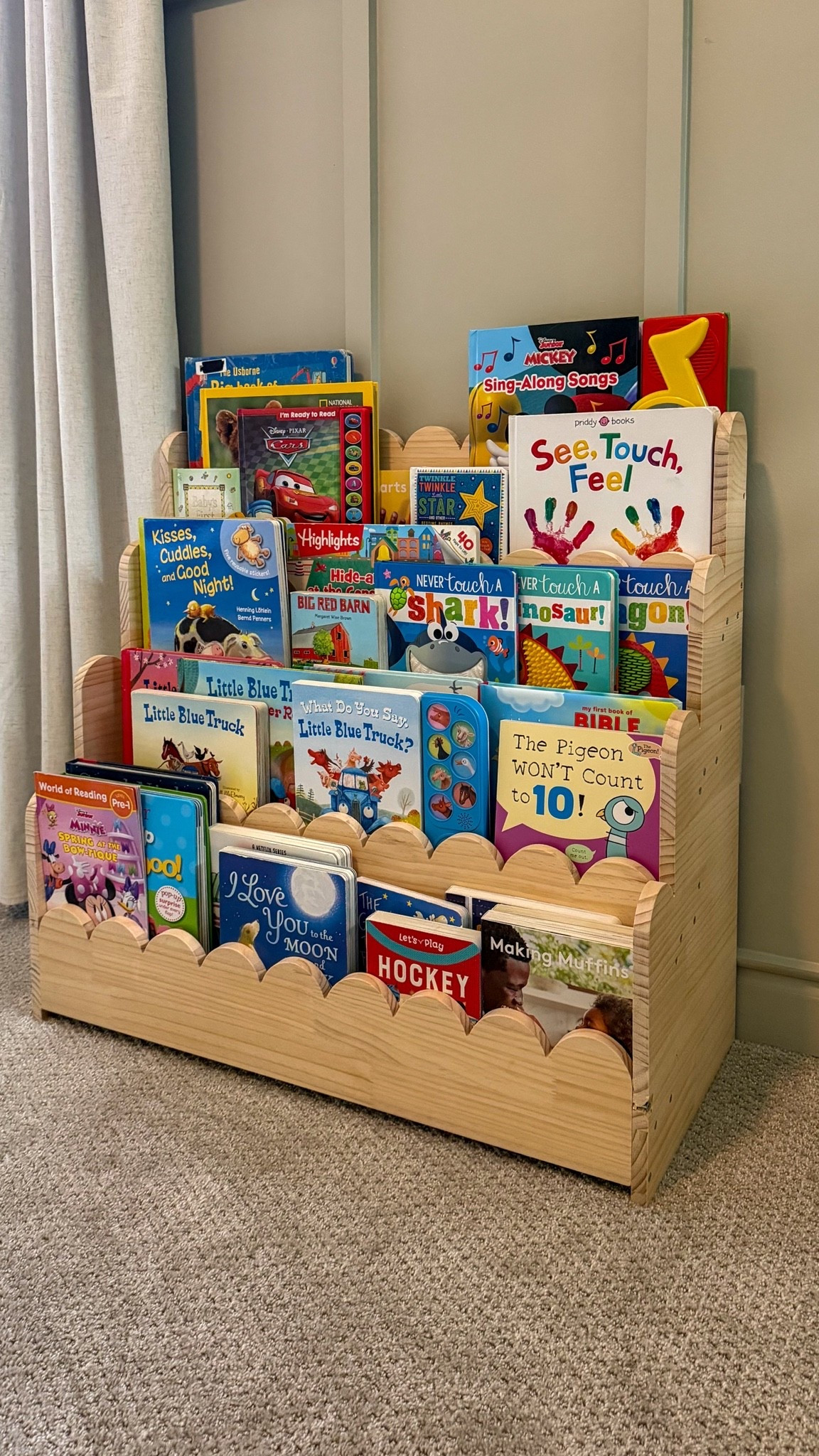 The cutest scallop kids bookshelf ever!! Comes in a few colors!

#LTKmomlife #LTKHome #LTKKids