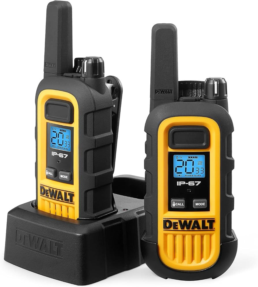 DEWALT DXFRS300 FRS Walkie Talkies, Long Range 2 Way Radio, 1W, IP67 Waterproof, Rechargeable, 2 ... | Amazon (US)