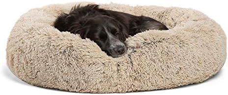 Best Friends by Sheri The Original Calming Donut Cat and Dog Bed in Shag Fur, Medium 30"x30" in T... | Amazon (US)