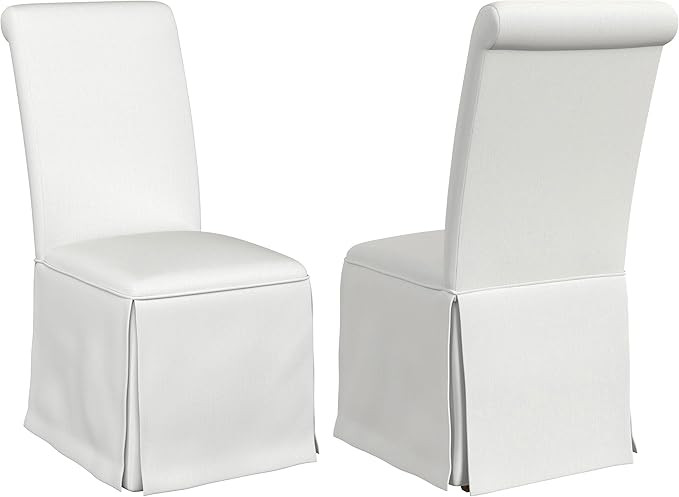 Coaster Home Furnishings - Shawna - Upholstered Fabric Side Chair - Traditional Style Skirted Arm... | Amazon (US)