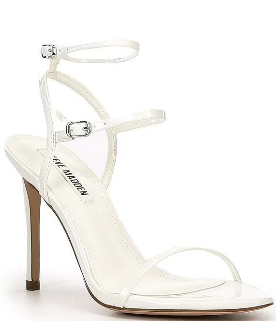Thersa Patent Stiletto Buckle Straps Dress Sandals | Dillard's