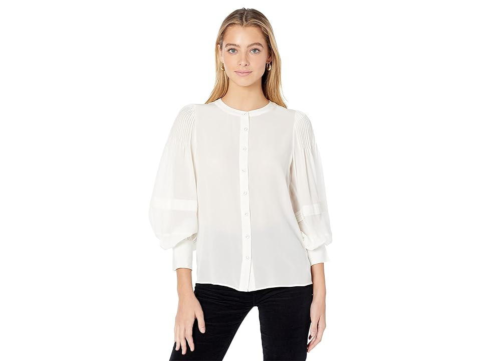 Joie Ivry Top Women's Clothing Porcelain : LG (US 12-14), Silk | Zappos