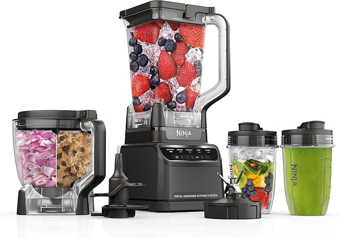 Ninja Blender, Kitchen System for-Smoothie, Frozen, Extract, Chop & Dough, Pitcher, 8-cup Food Pr... | Amazon (US)