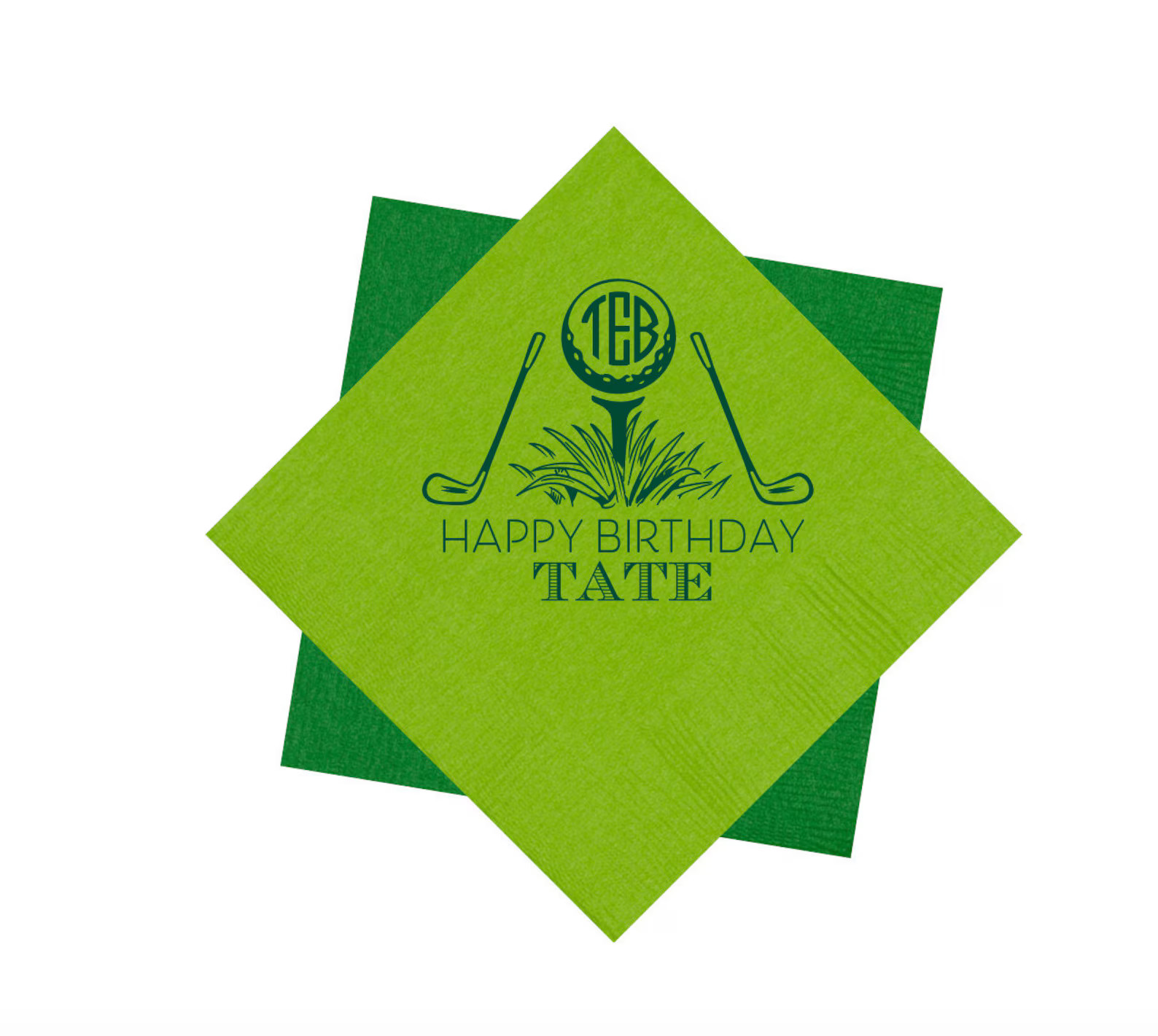 Golf Napkins, Golf Birthday Napkins, Golf Birthday Party, Golf Party Napkins, Monogrammed Golf Ba... | Etsy (US)