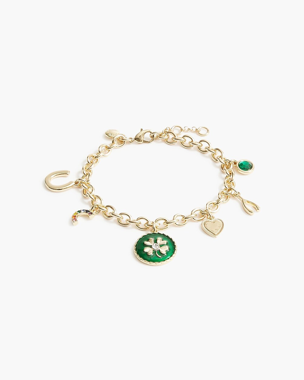 St. Patrick's Day charm bracelet | J.Crew Factory
