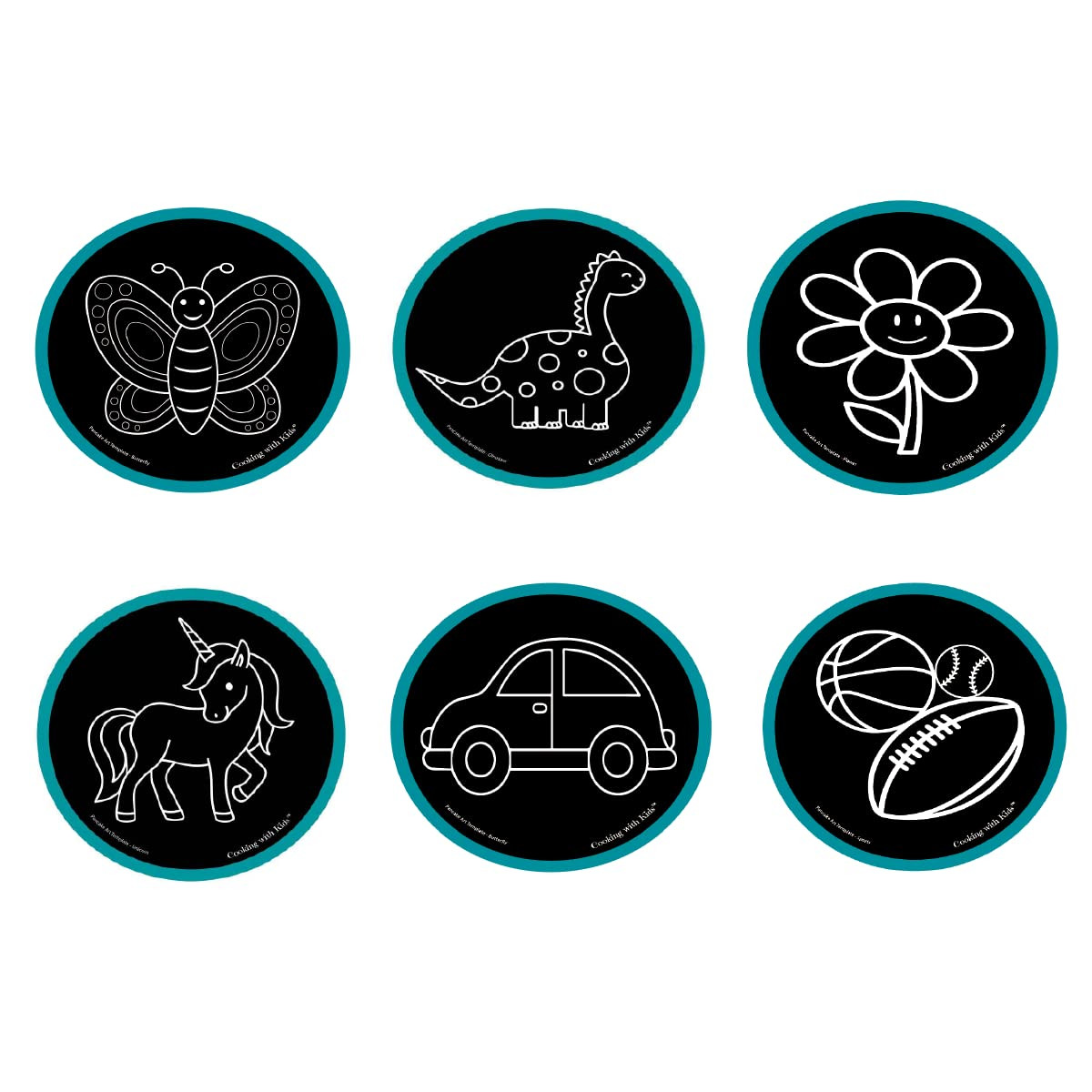 Pancake Pals for Kids - Set of 6 Pancake Art Templates Children + Bonus Interactive Cookbook w/QR... | Amazon (US)