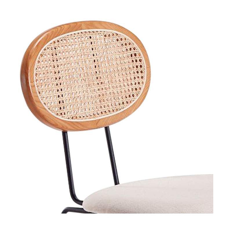 Jardin Oatmeal Fabric Dining Chairs Set of 2 - #959H2 | Lamps Plus | Lamps Plus