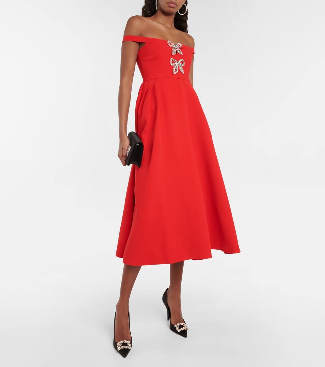 Embellished off-shoulder midi dress | Mytheresa (US/CA)