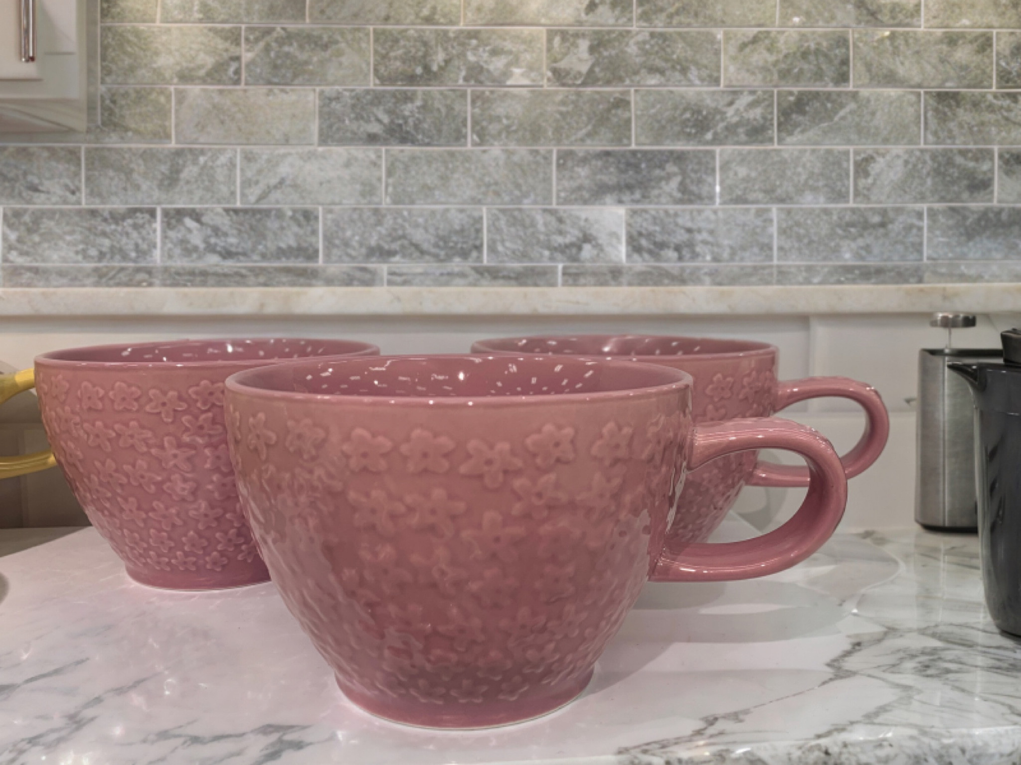 the perfect way to start the day 💖 target finds, pink coffee mug, coffee cup, kitchen essentials, coffee bar, target home, home finds, colorful home, joyful home, modern kitchen 

#LTKunder50 #LTKFind #LTKhome