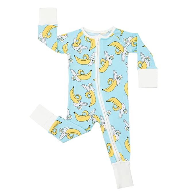 Little Sleepies Baby Pajama Unisex, Bamboo Viscose Zippy PJs, Bananas, Preemie | Amazon (US)