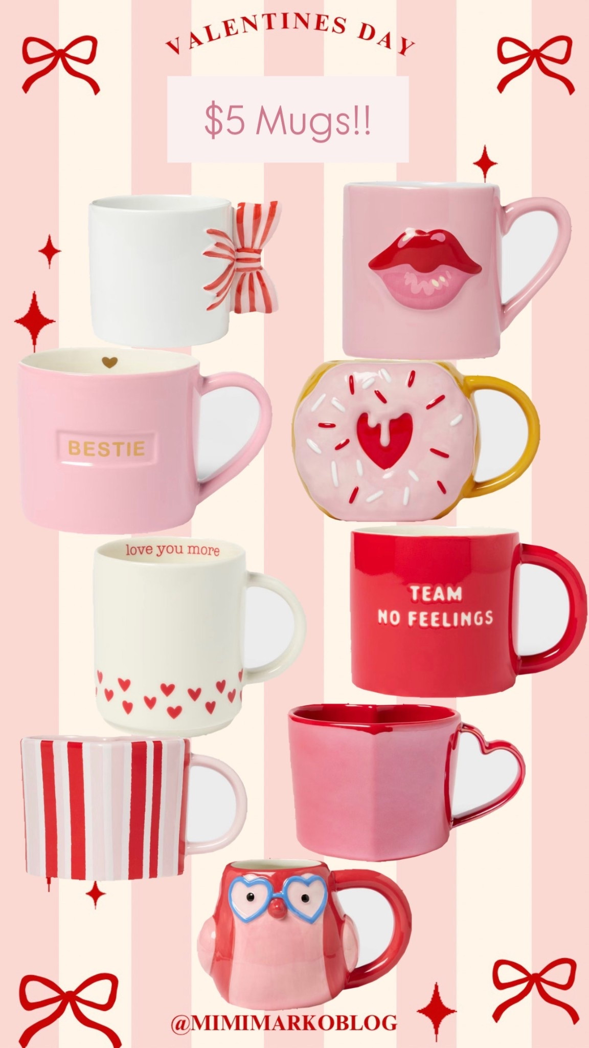 $5 mugs!!! Love them all 😍❤️🩷 

#LTKSeasonal #LTKGiftGuide #LTKHome