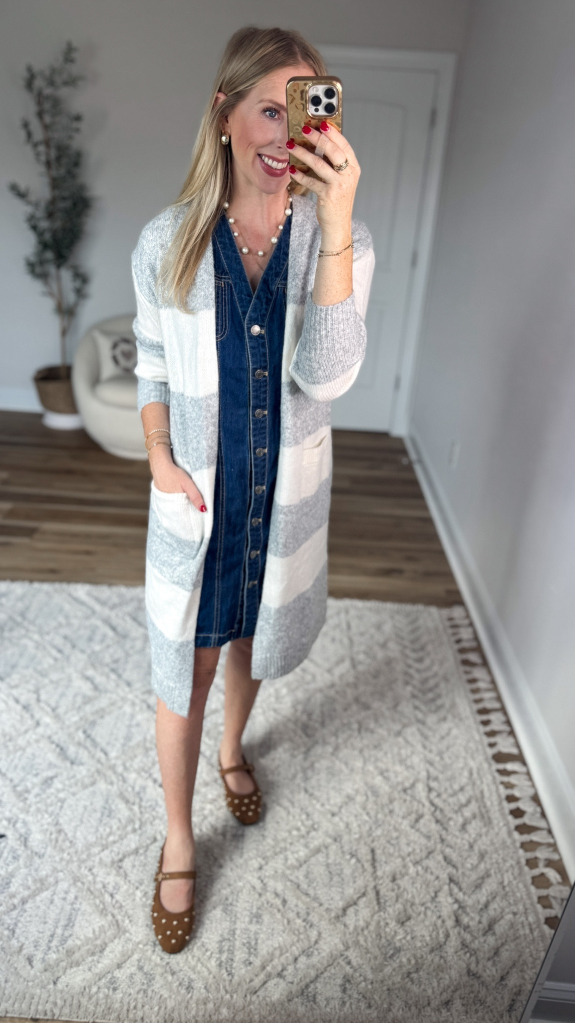 Time and Tru Women's Denim Button … curated on LTK