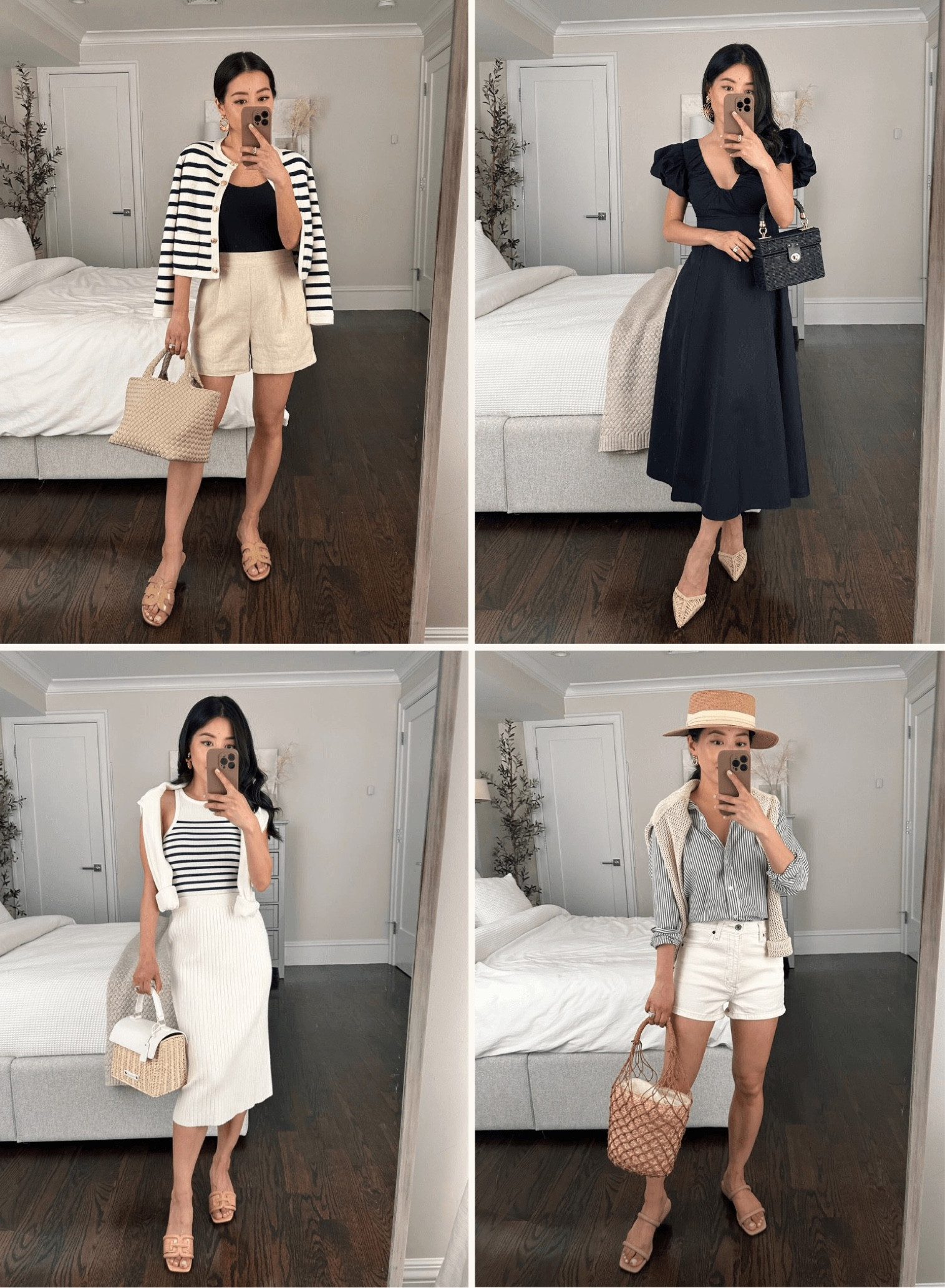 Full outfit details can be found on the blog: ExtraPetite.com

Clockwise from top left:
•J.Crew cardigan xxs, Madewell shorts xxs, Uniqlo bra top xs, Naghedi mini tote, SE sandals sz 5, Sezane earrings 

•A+F dress xxs petite, AT slingbacks sz 5, Sezane earrings, bag can be found on Amazon

•Everlane button up 00, A+F shorts 25, J.Crew bag, Amazon sandals sz 5.5, SD Hat Co. sun hat 

•J.Crew tank xxs, Amazon knit skirt xs, SE sandals sz 5, Modern Picnic mini bag (JEAN20 for 20% off), Sezane earrings

#petite weekend casual or brunch outfit ideas 

#LTKFind #LTKstyletip #LTKSeasonal