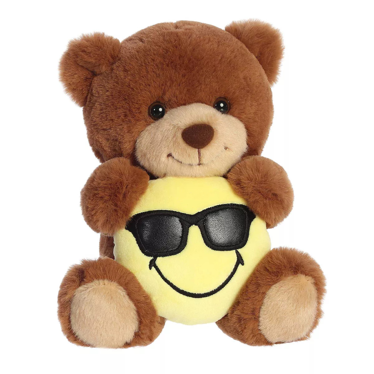 Aurora Small Shades Bear SMILEYWORLD Vibrant Stuffed Animal Brown 7.5" | Target