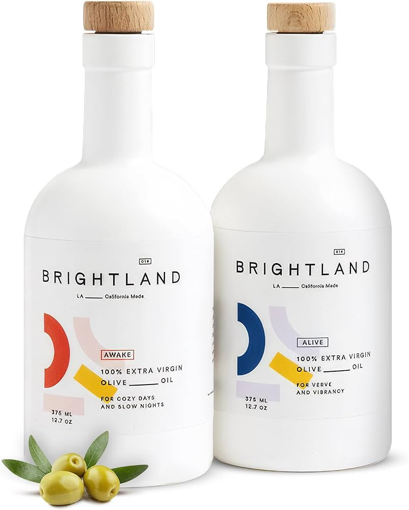 Brightland California Extra Virgin Olive Oils, The Duo – First Cold-Pressed Made with Early-Har... | Amazon (US)