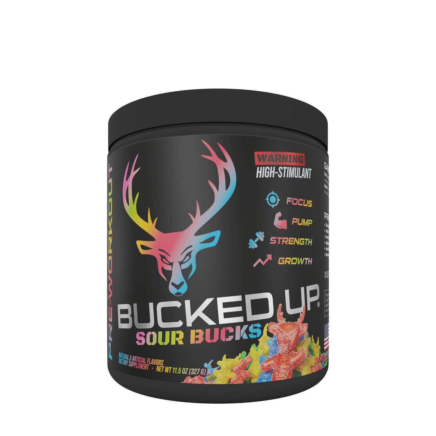 High Stimulant Pre-Workout - Sour Bucks (30 Servings) | GNC