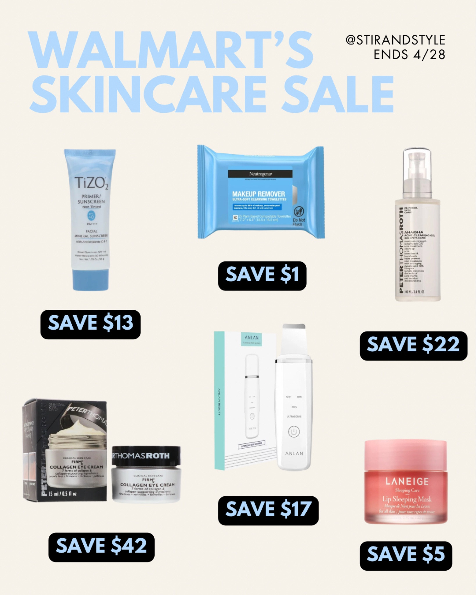 Shop all of Walmart’s skincare, on sale right now during Walmart’s Glow Up Event! 💄

#LTKbeauty #LTKhome #LTKsalealert