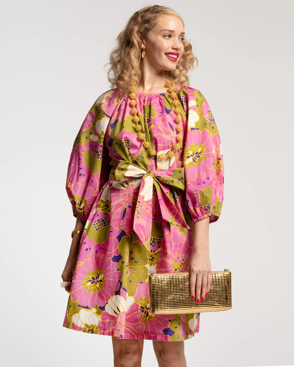 Bliss Mini Dress African Daisy Print | Frances Valentine