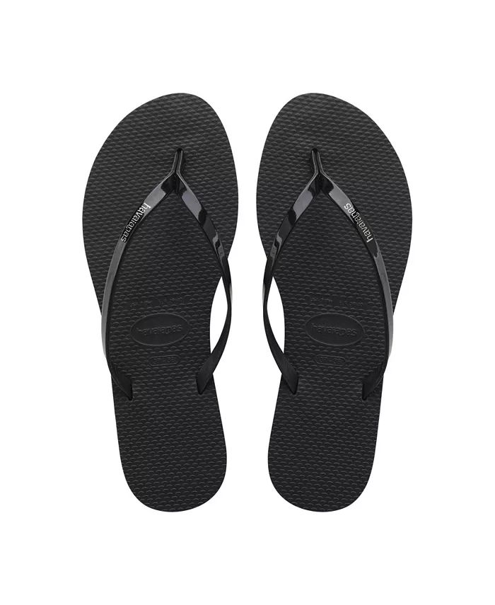 Women's You Metallic Flip Flop Sandals | Macys (US)