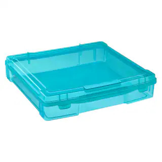 12" x 12" Turquoise Storage Case by Simply Tidy® | Michaels Stores