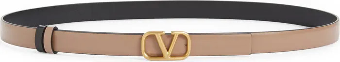 VLOGO Buckle Reversible Leather Belt | Nordstrom