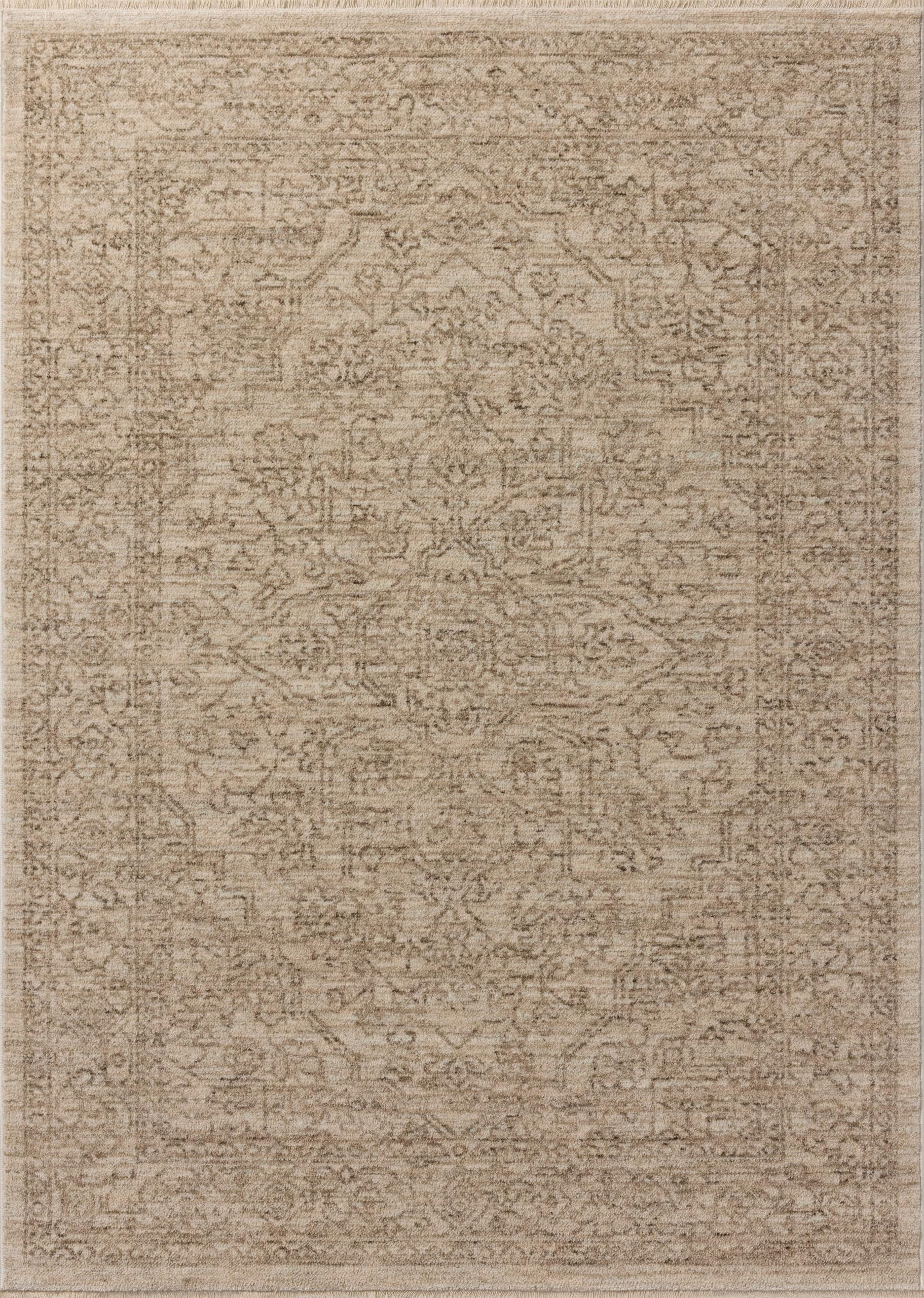Loloi Newman Collection NEW-01 Taupe/Bone 7'-10" x 10'-2" .37" Pile Height, Area Rug, Soft, Durab... | Amazon (US)