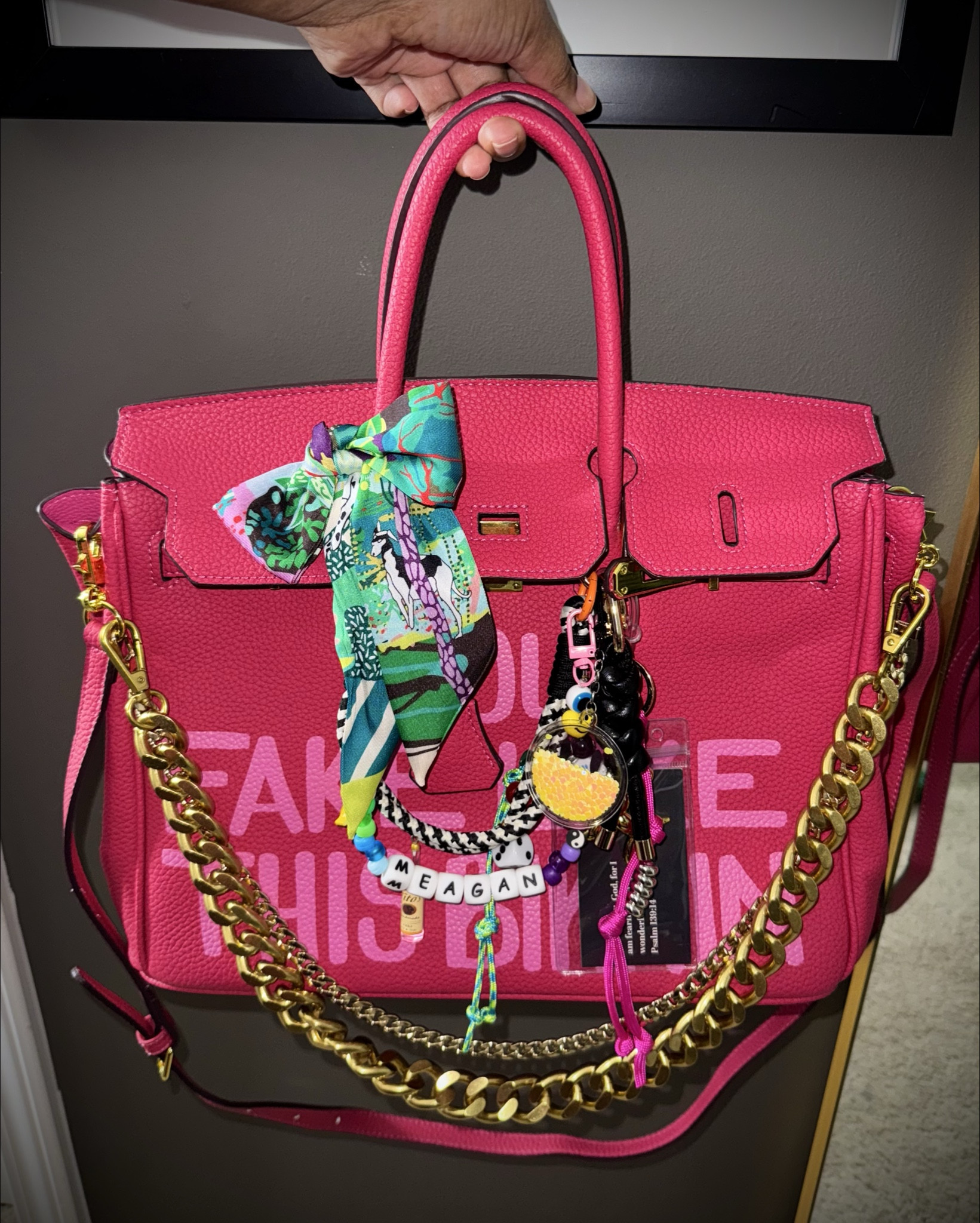 I restyled my charms… I think I like this way better so you can actually see them all now. Which way is your fave?

These hooks came in handy to layer on the handles!

#LTKHoliday #LTKGiftGuide #LTKItBag