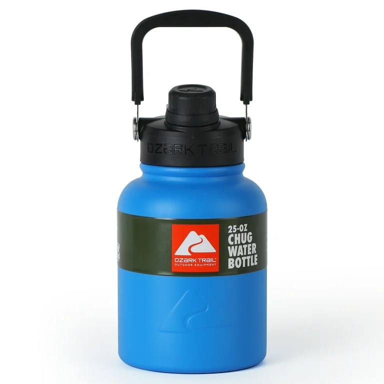 Ozark Trail 25 oz Insulated Stainless Steel Chug Bottle, Electric Blue | Walmart (US)