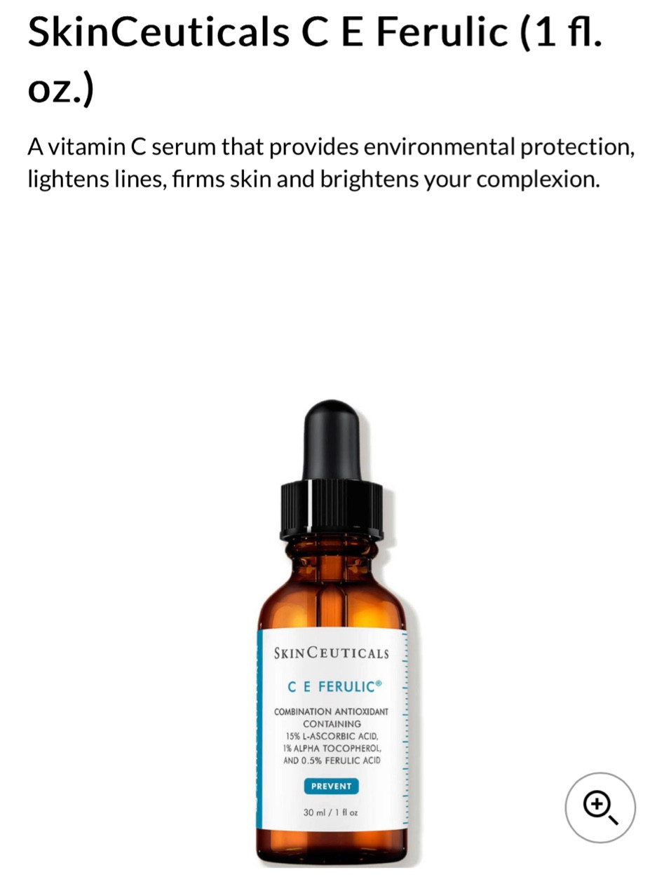 The best vitamin c serum in the game is on sale!!!! Use code: SKINC15 you won’t regret it. She’s pricey but 1000% worth the hype. #skinceuticals #salealert #skincare #skincarefavorites #summerskin 

#LTKsalealert