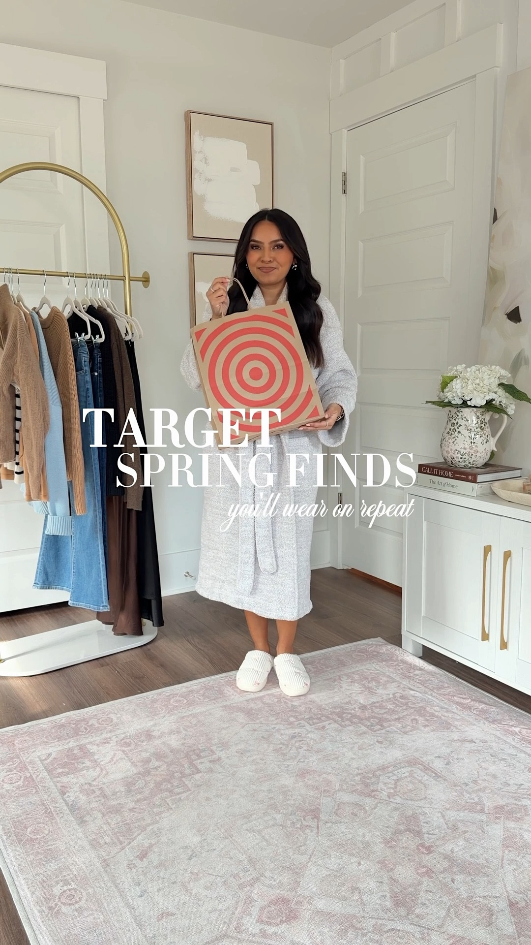 Target Spring Outfits! 
For reference: I’m 5’0, 32b bra size, and 2/26 in bottoms, pear shaped. 
*Everything I share is unaltered! TTS means true to size. Between size 5-6.6 in shoes

Light Blue top size xs TTS
Heirloom wash flare jeans size 26 petite - the petite length is labeled as Lil. TTS. 29” inseam
Dark brown leather boots size 5.5 TTS

Polka dot dress size xs TTS
Black sweater size xs TTS
Similar slingback shoes linked

Blue vest size xxs TTS
Floral sweater size xxs TTS 
Heirloom wash flare jeans size 26 petite - the petite length is labeled as Lil. TTS. 29” inseam
Dark brown leather boots size 5.5 TTS

Brown dress size xs TTS
Platform heels size 5 TTS - old, similar linked

Pink gingham sports bra size xs TTS
Pink gingham leggings size small TTS
Neon pink cardigan sweater size xxs TTS
Sneakers size 6.5 TTS





Target finds
Target spring
Target outfits
Target try on
Spring outfits
Spring fashion
Affordable fashion
Petite fashion
Petite outfits
Petite friendly
Spring capsule


#LTKFindsUnder100 #LTKFindsUnder50 #LTKPetite