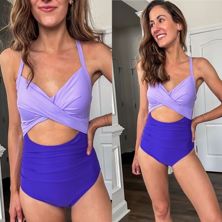 Amazon swimsuit under $40! 

Purple bathing suit // twist front swimsuit // color block swimwear // Amazon swimwear // swimsuit with cutouts 

#LTKSeasonal #LTKSwim #LTKFindsUnder50