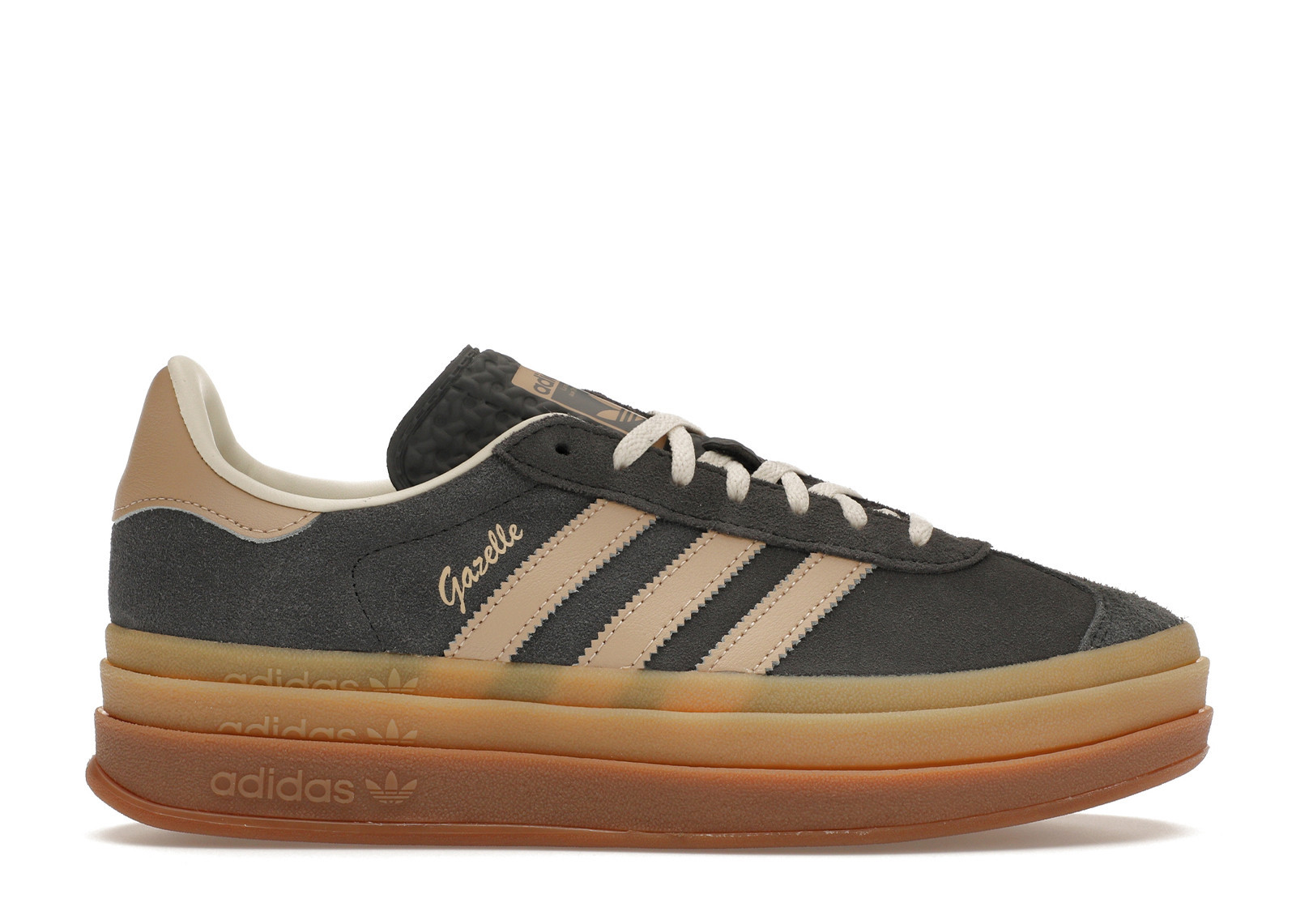 adidas Gazelle Bold Grey Magic Beige Gum (Women's) | StockX