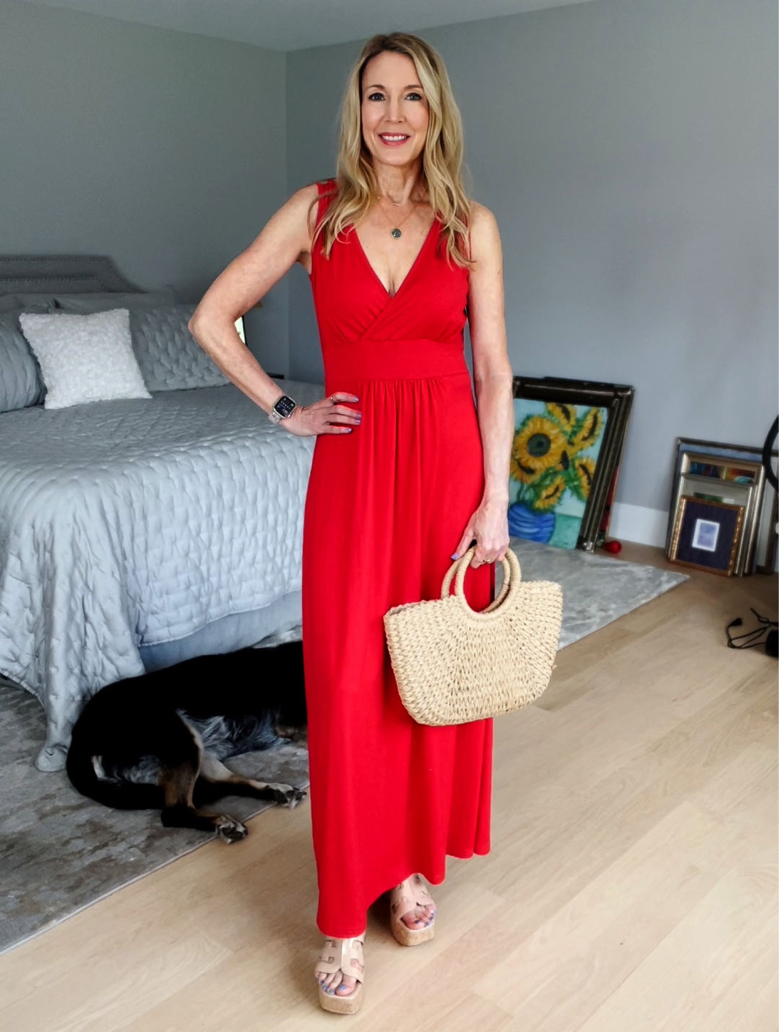 Summer v-neck maxi dress 

Vacation
Travel
4th of July



#LTKSeasonal #LTKunder50