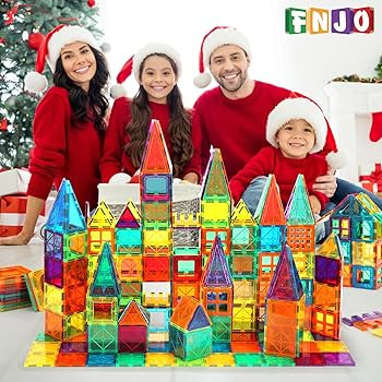 Magnetic Tiles, 100PCS Building Blocks, Magnets Building Set, STEM Construction Stacking Toy Gift... | Amazon (US)