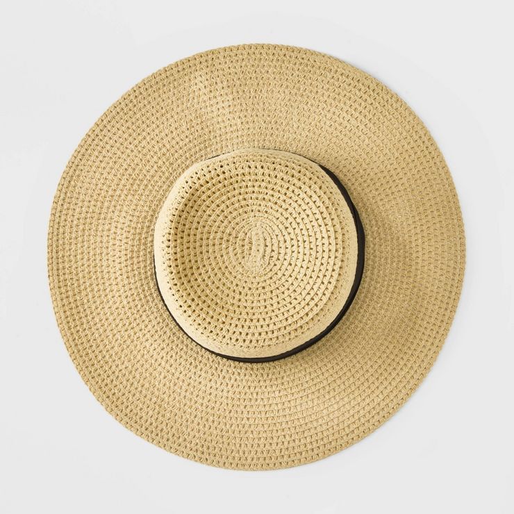 Floppy Straw Boater Hat - A New Day™ | Target