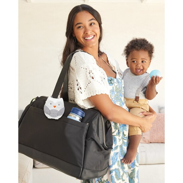 Skip Hop Stroll & Go Portable Baby Soother, Owl | Indigo (CA)