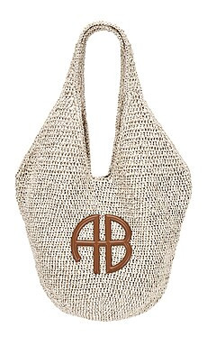 ANINE BING Large Leah Hobo in Natural & Cognac from Revolve.com | Revolve Clothing (Global)