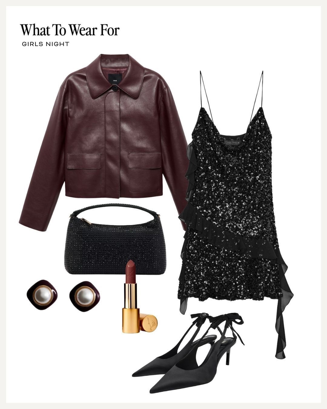 Sequins for a girls night out 🪩

Partywear, festive outfits, sequin dress, bow heels, Christmas party, leather jacket 

#LTKuk #LTKpartywear #LTKdatenight