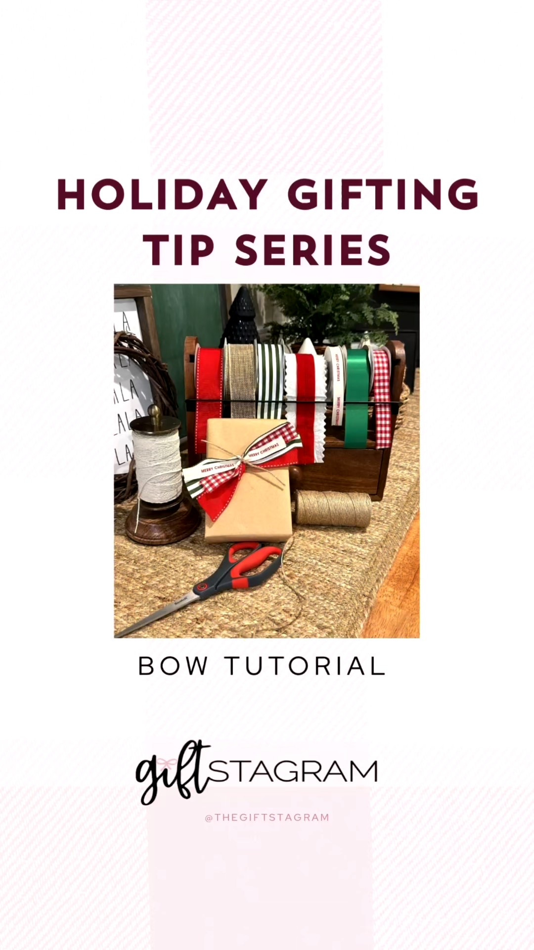 I linked some of my favorite Holiday ribbon & this adorable & functional ribbon holder. Join me tomorrow for another gifting tip! Happy Gifting❤️🎀

#LTKSeasonal #LTKHoliday #LTKGiftGuide