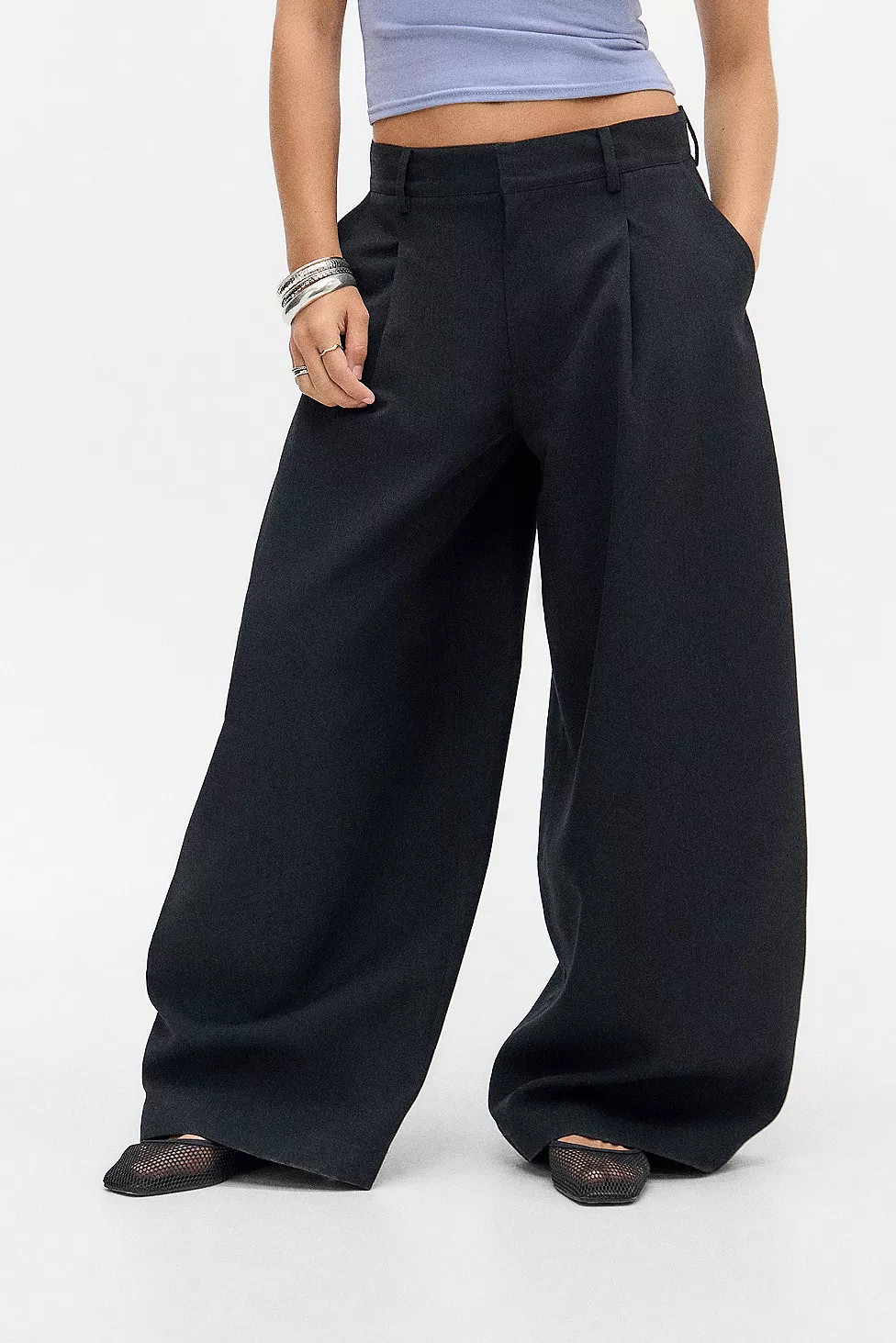 UO Noa Cocoon Trousers | Urban Outfitters UK
