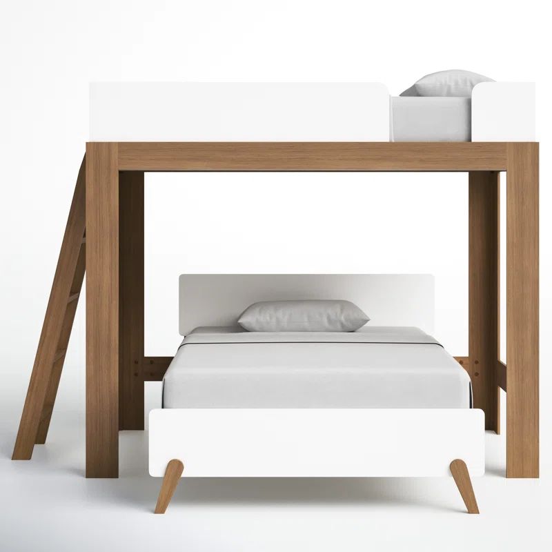 Bullen Solid Wood L-Shaped Bunk Beds by Isabelle & Max? | Wayfair North America