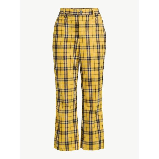 Free Assembly Women's Crop Kick Flare Trousers - Walmart.com | Walmart (US)