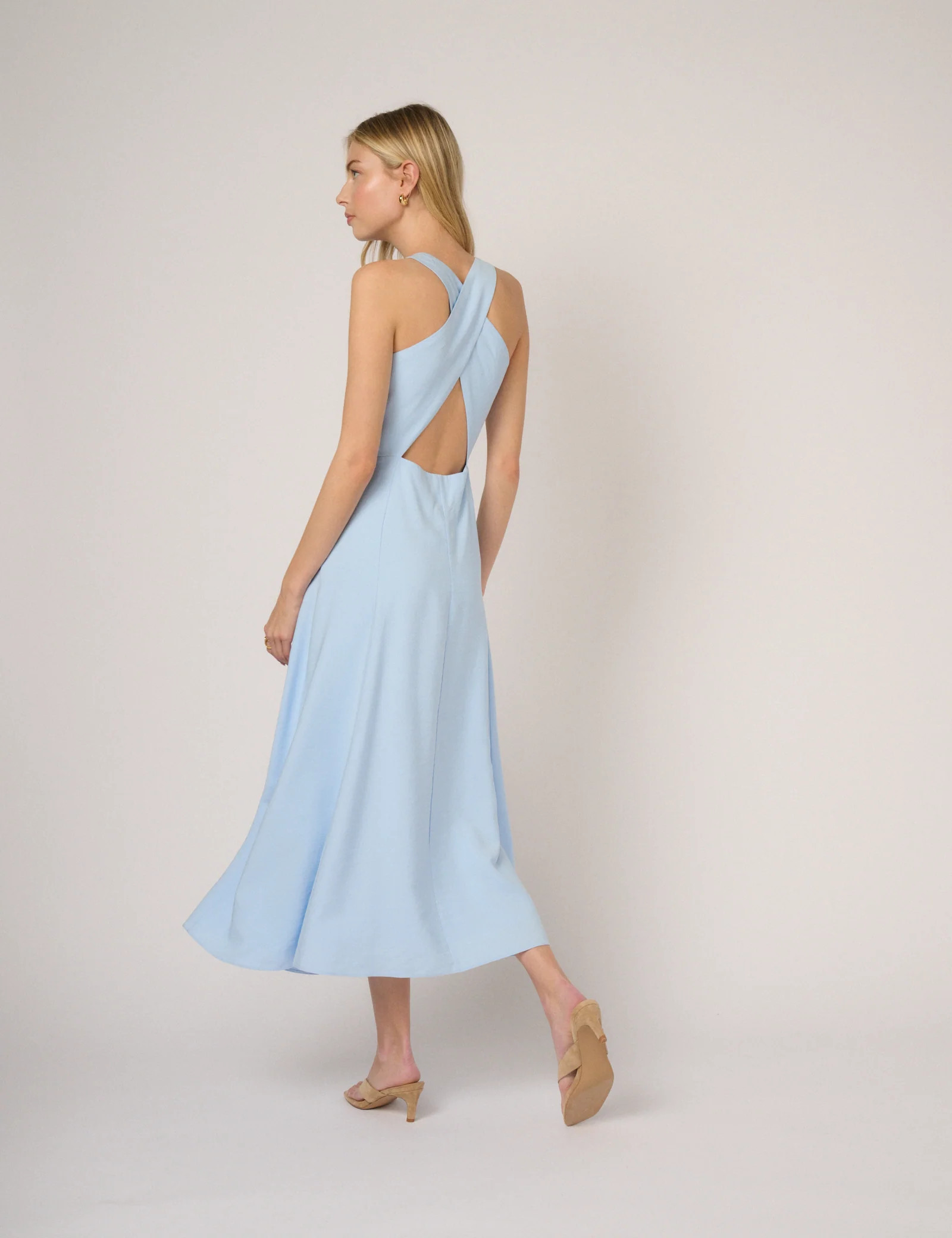 Light Blue Reign Midi Dress | Nobody's Child