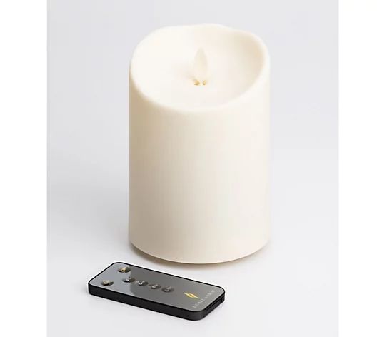 Luminara 5" Tall Outdoor Flameless Candle withemote Control - QVC.com | QVC